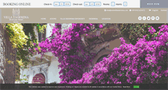 Desktop Screenshot of hotelvillataormina.com